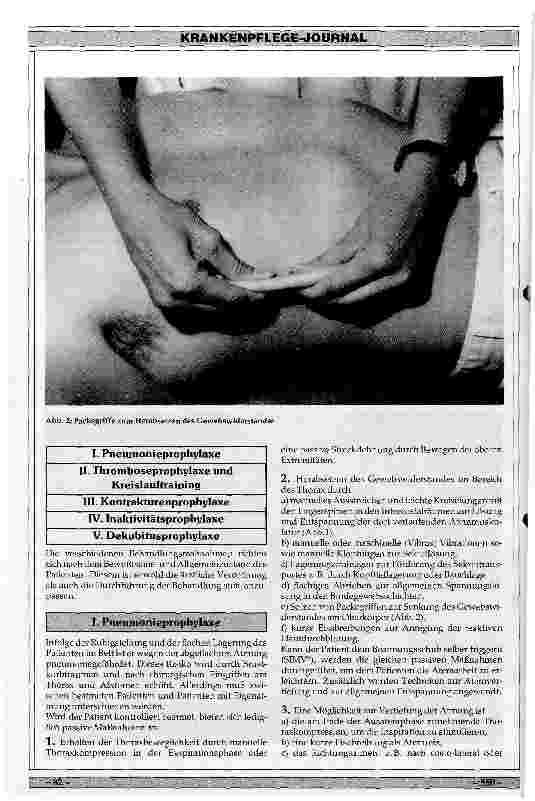 Vorschauseite 2: Aufgaben der Krankengymnastik beim Intensivpatienten