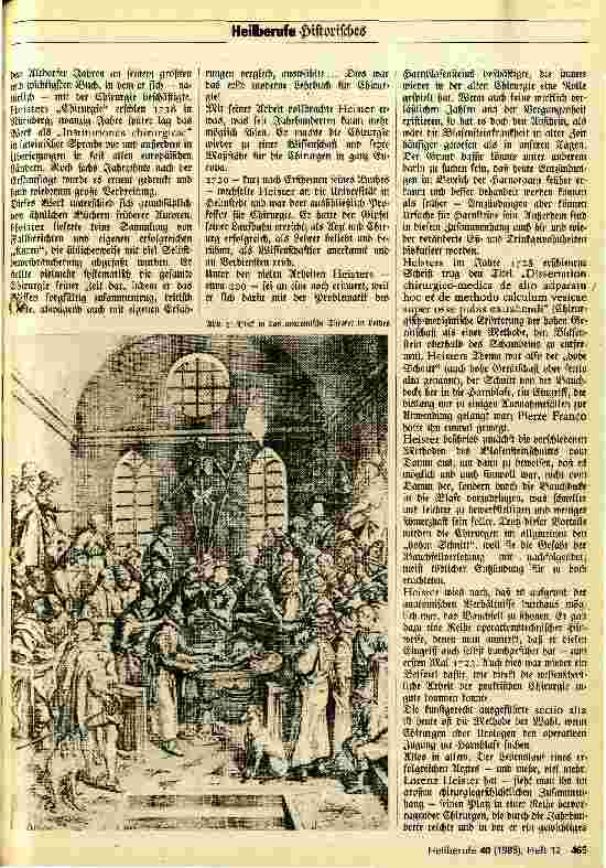 Vorschauseite 2: Lorenz Heister - der Chirurg