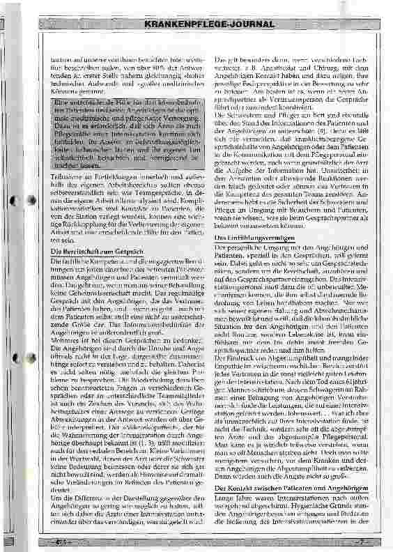 Vorschauseite 2: Psychologische Führung des Intensivpatienten und seiner Angehörigen