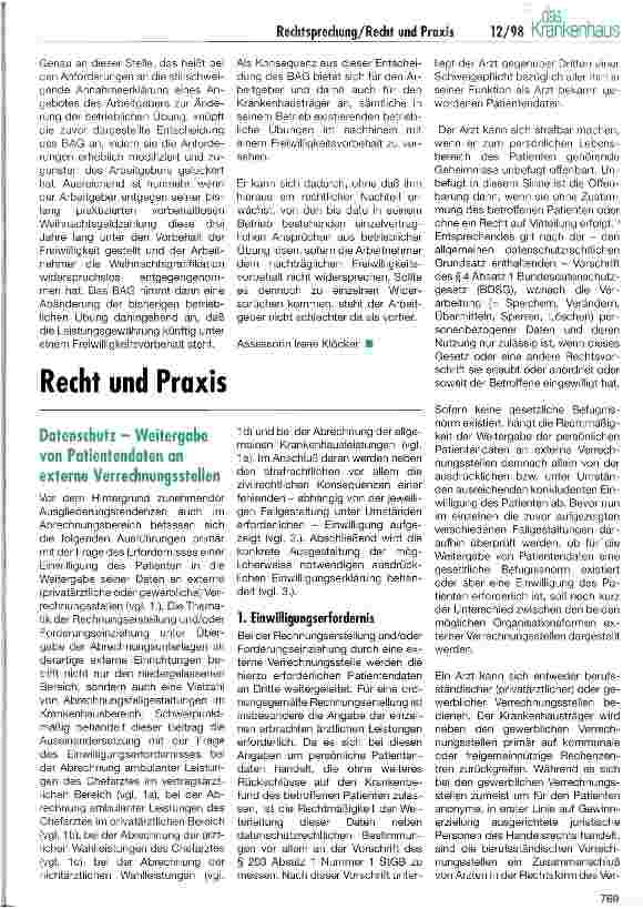 Vorschauseite 3: Anspruch des Arbeitnehmers aus betrieblicher Übung