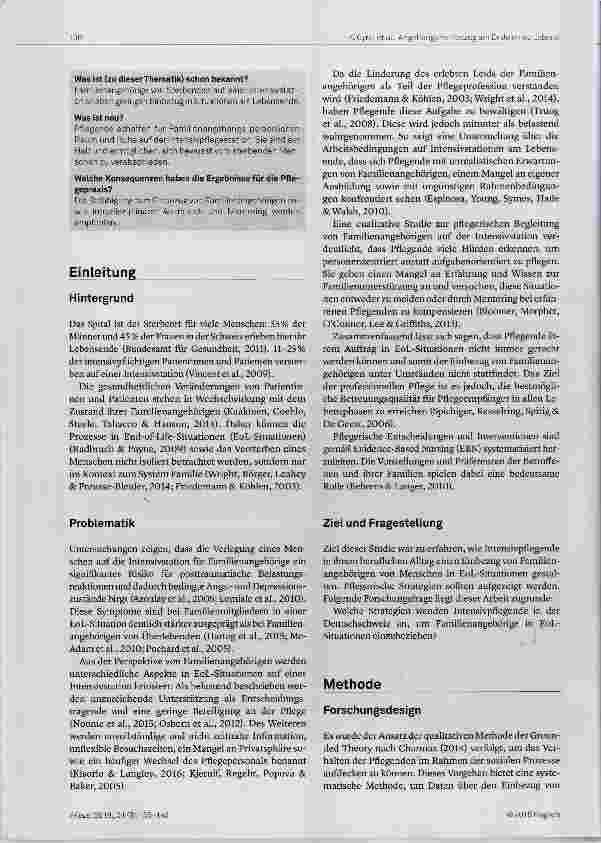 Vorschauseite 2: End-of-Life - Care auf der Intensivstation