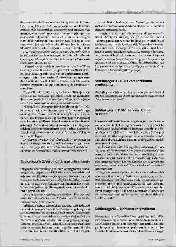 Vorschauseite 6: End-of-Life - Care auf der Intensivstation