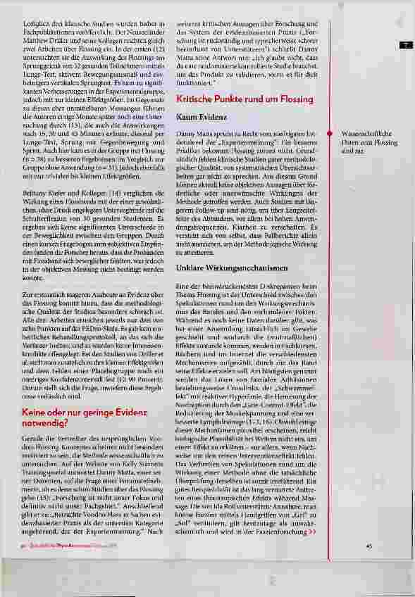 Vorschauseite 2: Flossing in Fakten