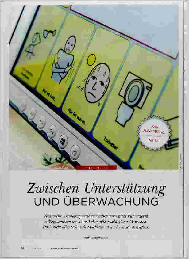 Vorschauseite 1: Zwischen Unterstützung UND ÜBERWACHUNG