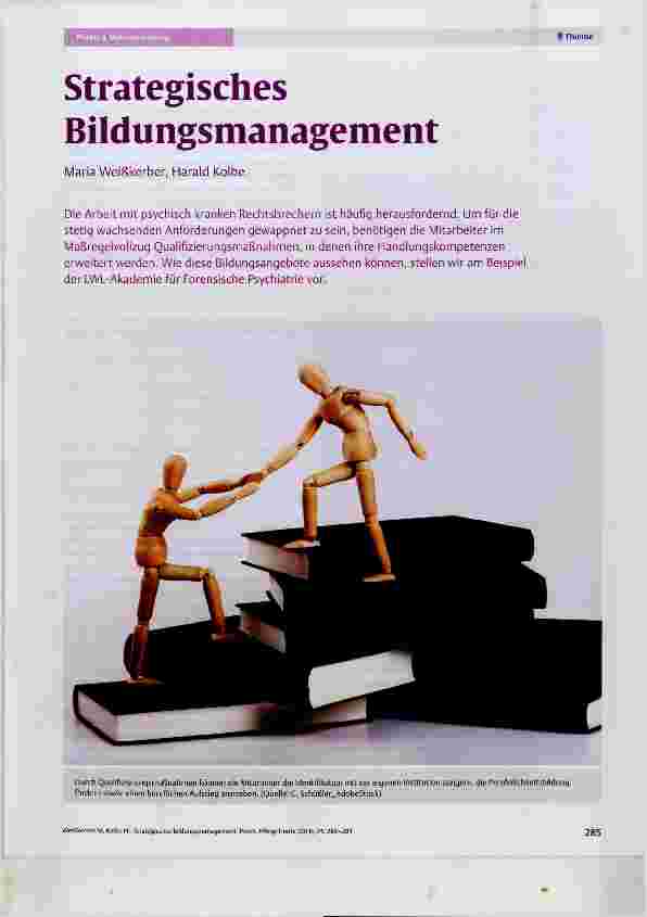 Vorschauseite 1: Strategisches Bildungsmanagement