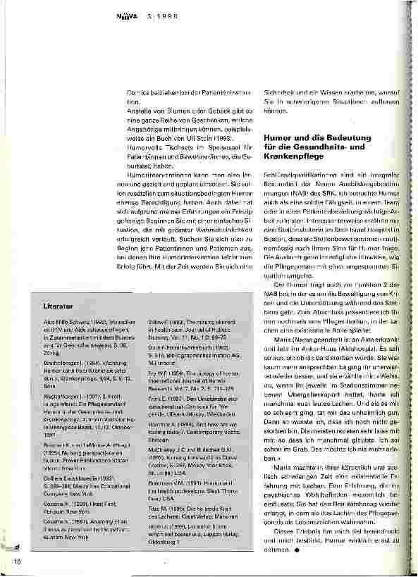 Vorschauseite 5: Humor als Pflegekonzept