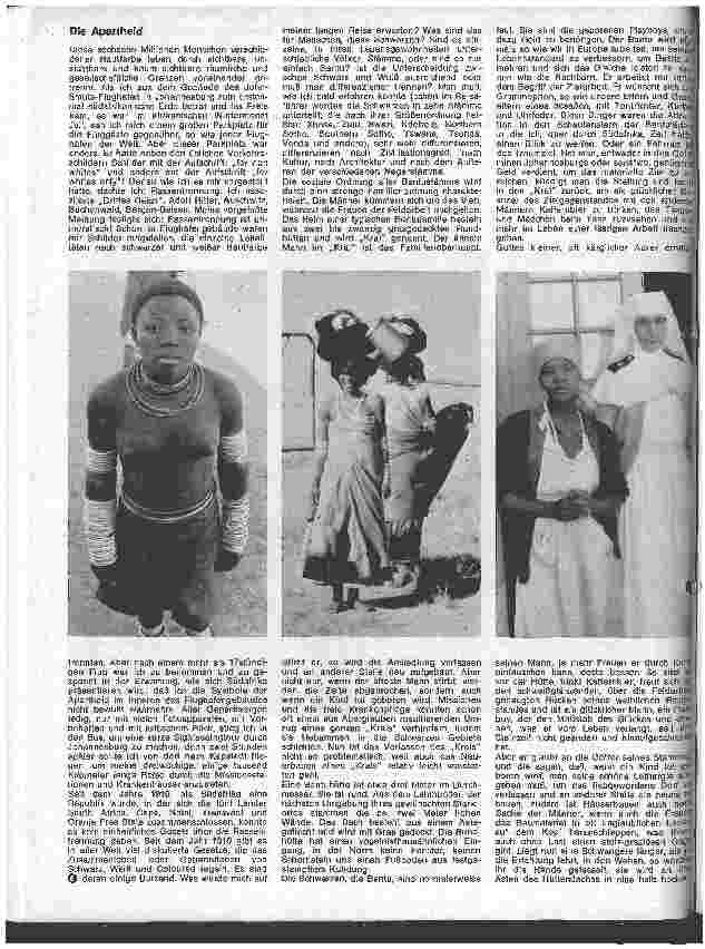 Vorschauseite 3: Afrika - Land der Entscheidung Ein Bericht über die besondere Situation d.Krankenpflege in Südafrika
