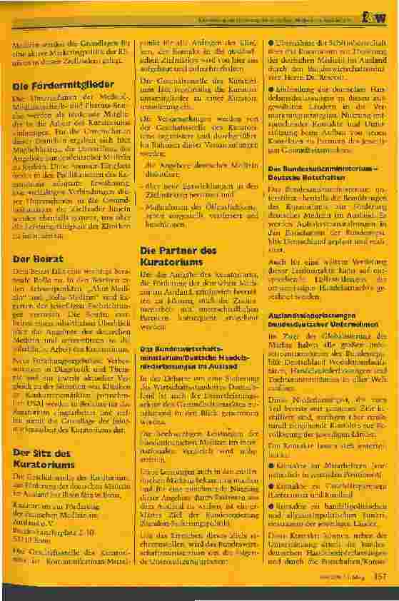 Vorschauseite 5: Kuratorium zur Förderung der deutschen Medizin im Ausland e. V. Konzept des Bundesverbandes Deutscher Privatkrankenanstalten e. V.