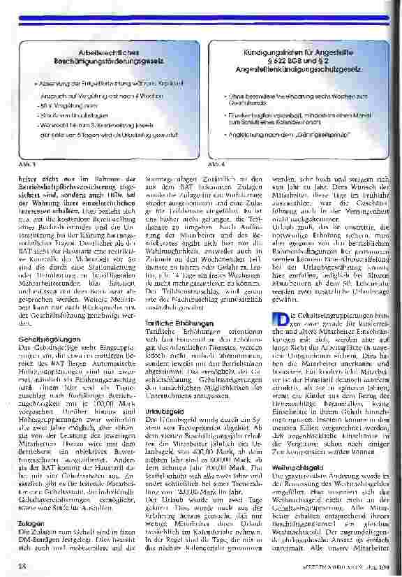 Vorschauseite 3: Der BAT hat sich überholt Neue Wege der Vergütungsstruktur, Teil 2