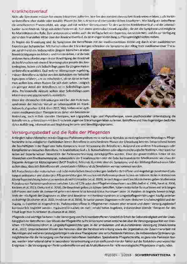 Vorschauseite 4: MENSCHEN MIT PARKINSONSYNDROM PFLEGEN UND BETREUEN
