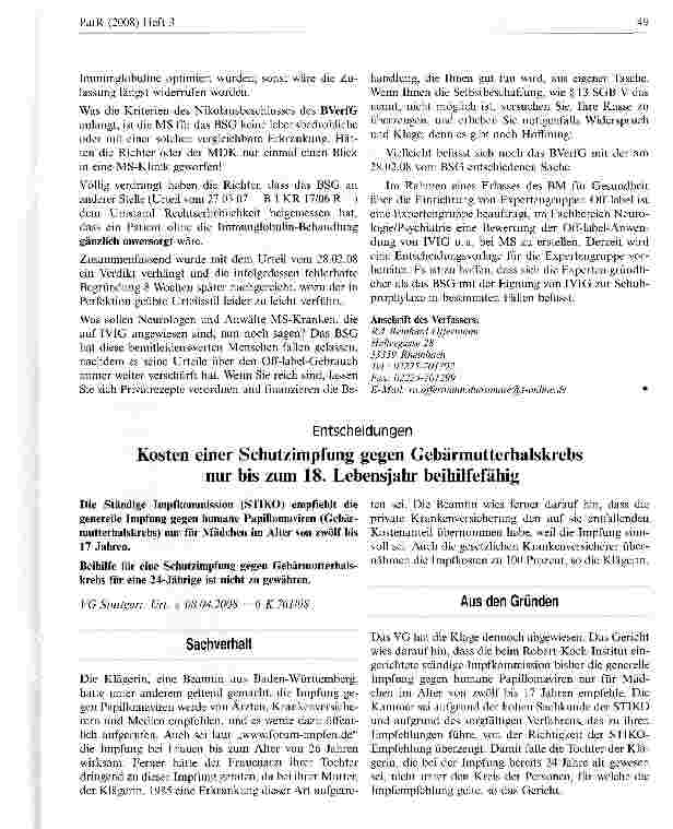 Vorschauseite 3: Ein Verdikt, keine Rechtsprechung