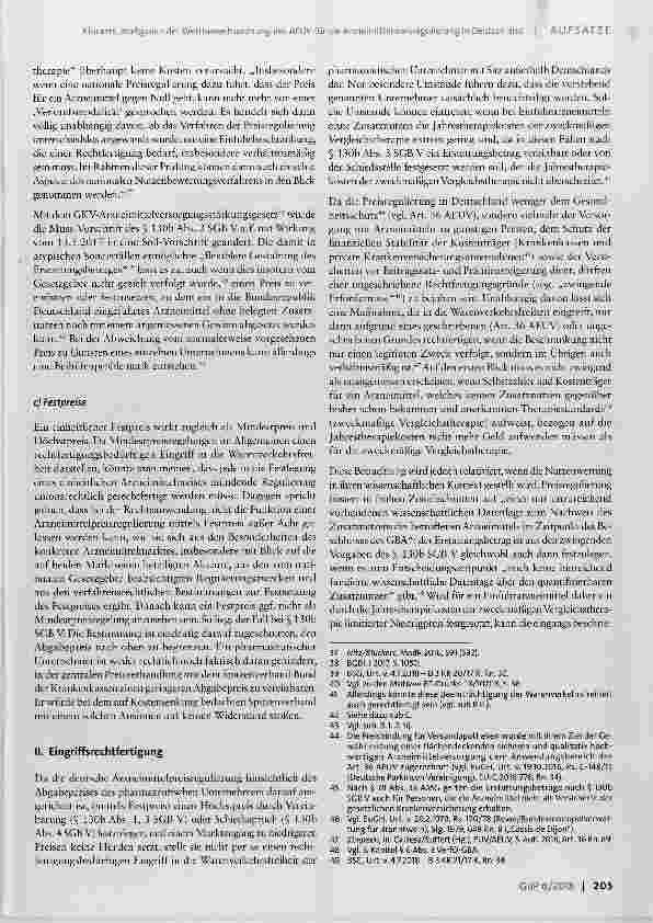 Vorschauseite 5: Maßgaben der Wettbewerbsordnung des AEUV für die Arzneimittelpreisregulierung in Deutschland
