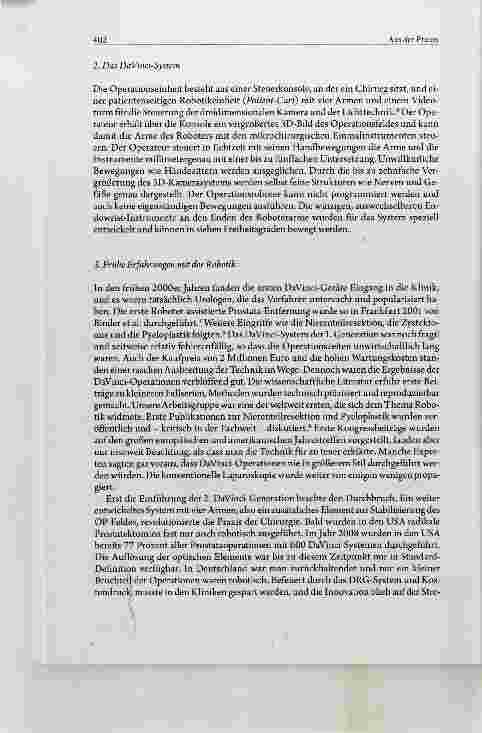Vorschauseite 2: Praktische Erfahrungen mit dem DaVinci-System