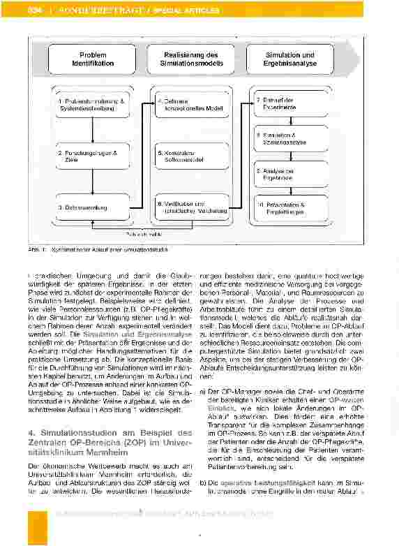 Vorschauseite 3: Der Einsatz computergestützter Simulation im OP-Managemeot: Auswirkungen auf die Gestaltung und Leistungsfähigkeit der OP-Prozesse