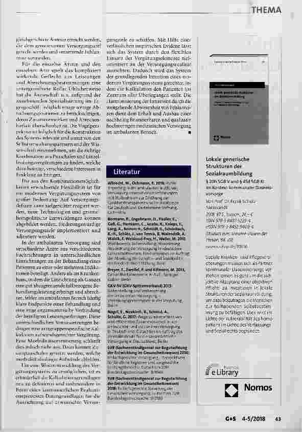 Vorschauseite 6: Flexibel, evidenzbasiert, zielorientiert Zur Gestaltung einer modernen ambulanten Vergütung