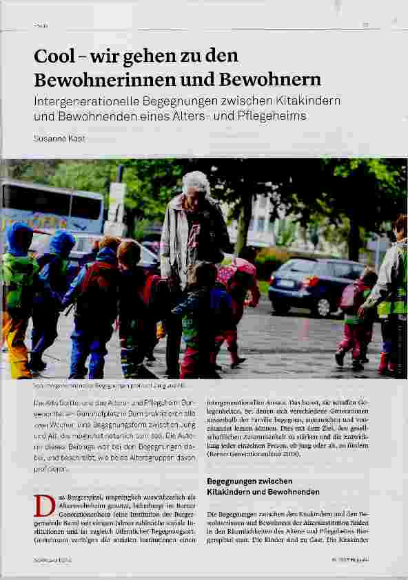 Vorschauseite 1: Cool wir gehen zu den Bewohnerinnen und Bewohnern