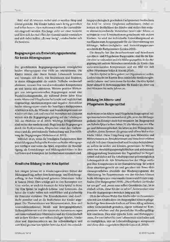 Vorschauseite 3: Cool wir gehen zu den Bewohnerinnen und Bewohnern