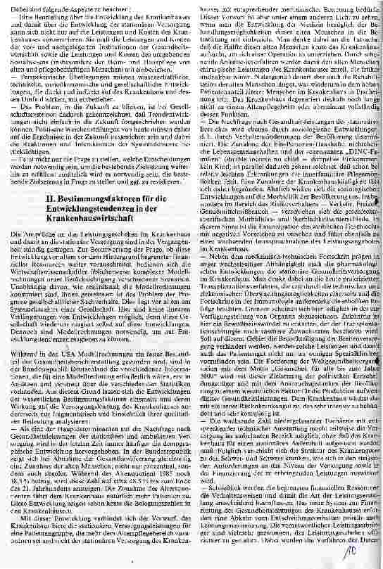Vorschauseite 2: Perspektiven zur Gestaltung der stationären Versorgung