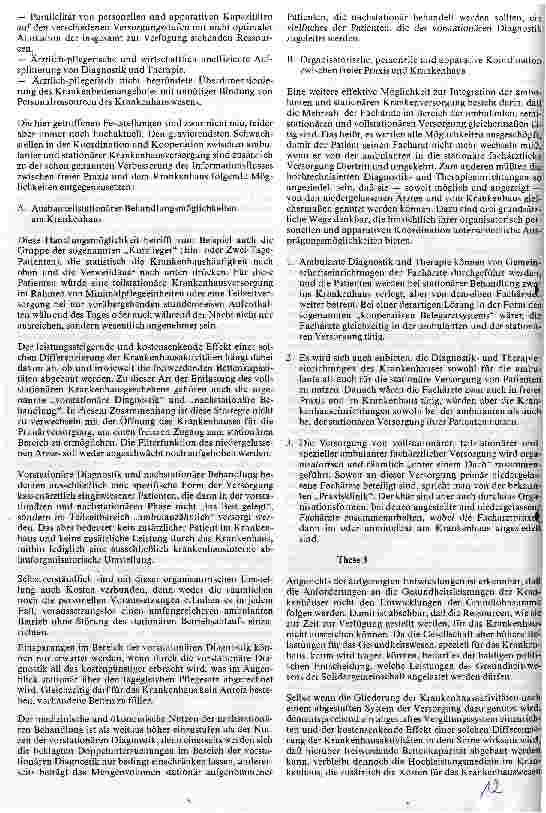 Vorschauseite 4: Perspektiven zur Gestaltung der stationären Versorgung