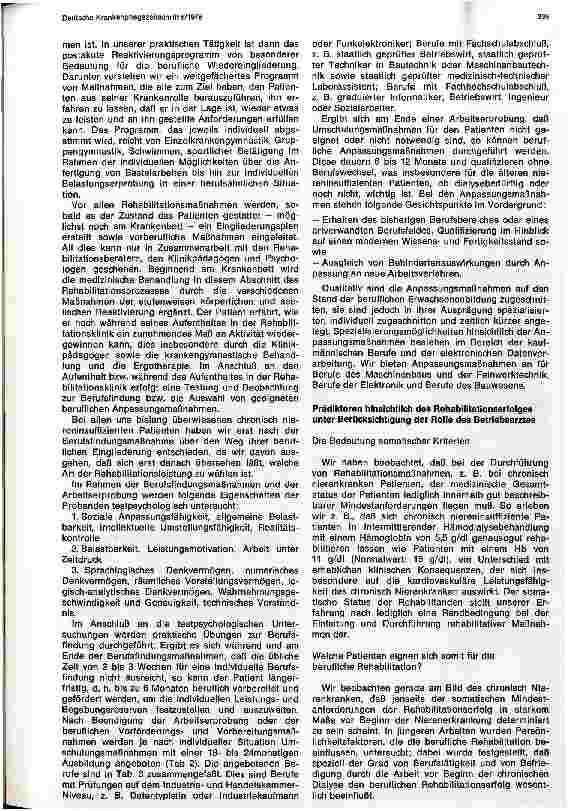Vorschauseite 5: Berufliche Rehabilitation bei chronischer Niereninsuffizienz