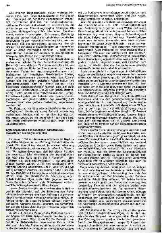 Vorschauseite 6: Berufliche Rehabilitation bei chronischer Niereninsuffizienz