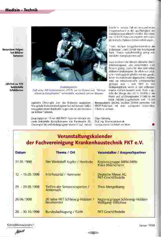 Vorschauseite 4: Katastrophaler Befund Mangelhafte Hygiene in der Endoskopie