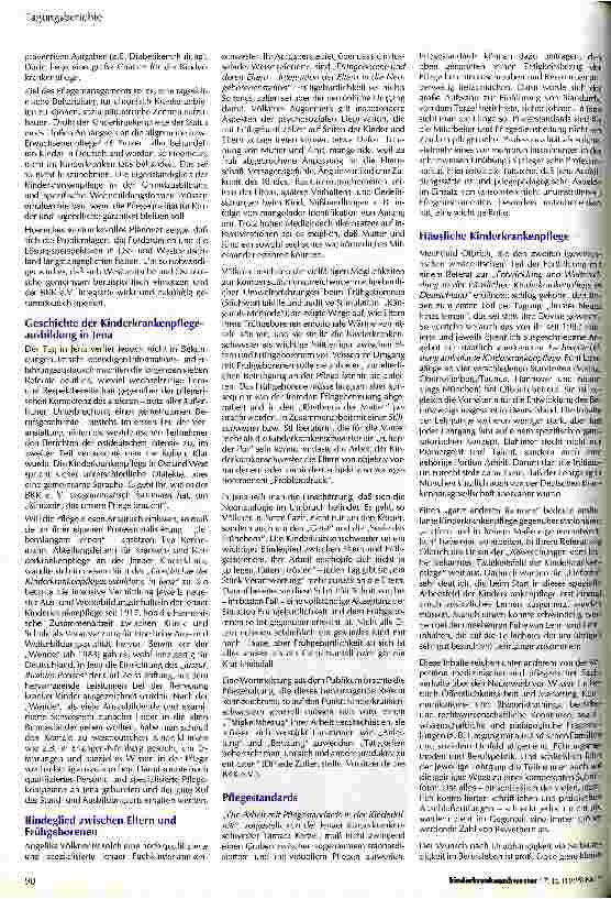 Vorschauseite 2: Kinderkrankenpflege übergreifend gestalten