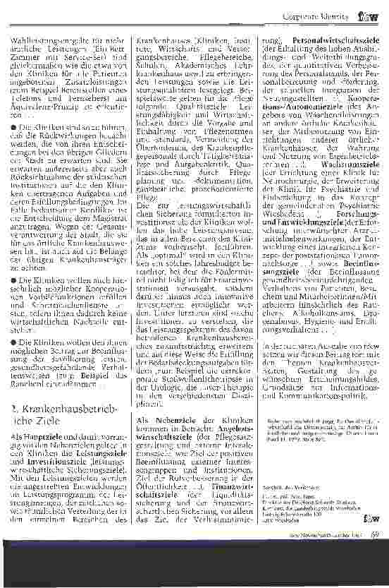 Vorschauseite 4: Corporate Identity für das Krankenhaus CI-Konzept des Wiesbadener-Klinikums