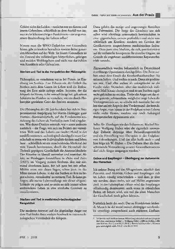 Vorschauseite 2: Freiheit und Würde am Lebensende