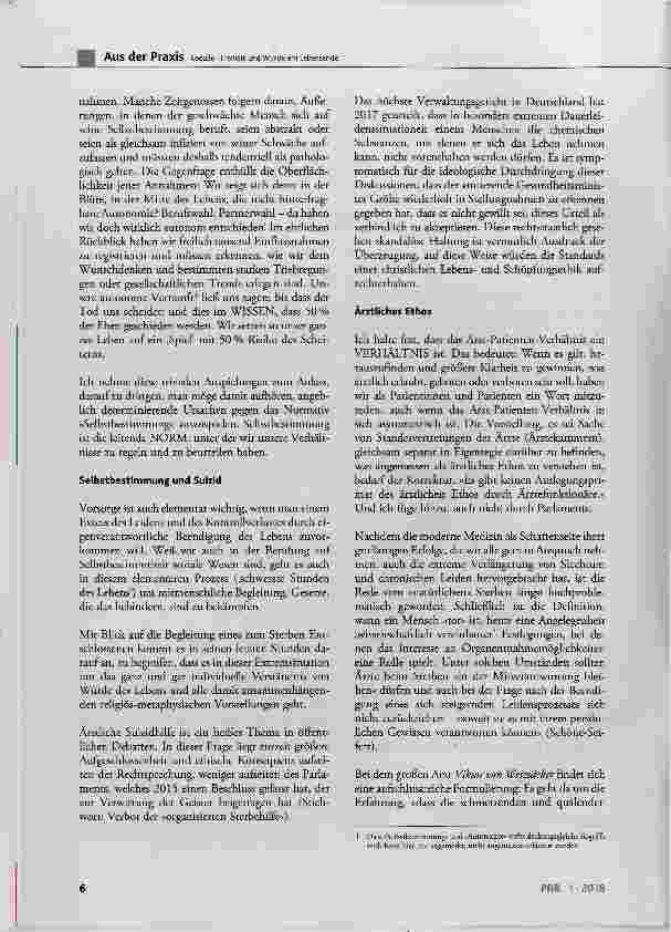 Vorschauseite 3: Freiheit und Würde am Lebensende
