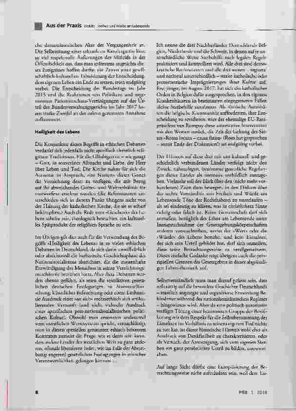 Vorschauseite 5: Freiheit und Würde am Lebensende