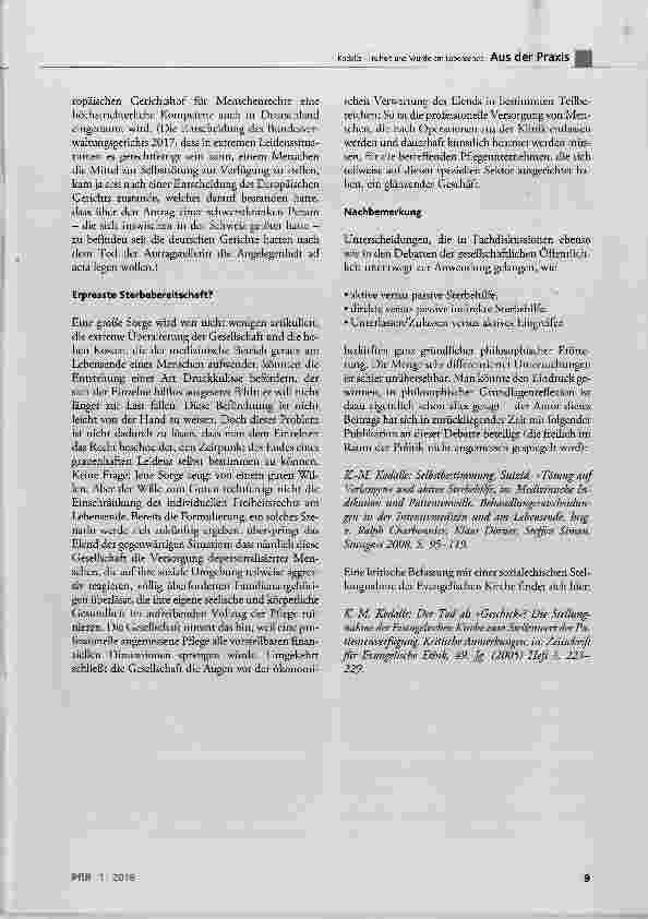 Vorschauseite 6: Freiheit und Würde am Lebensende