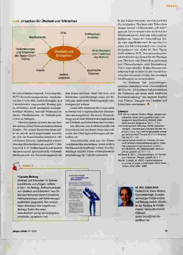 Vorschauseite 3: Behandlung von Übelkeit und Erbrechen