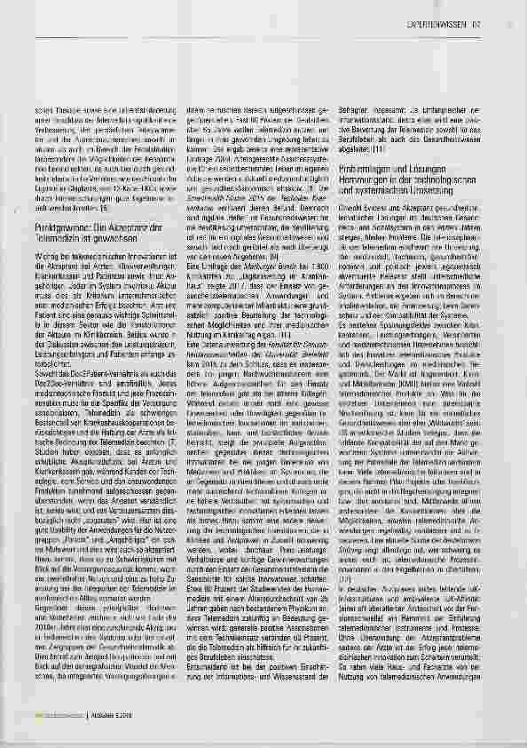 Vorschauseite 3: E-Health, Gesundheitstelematik und Telemedizin prägen das Gesundheitssystem