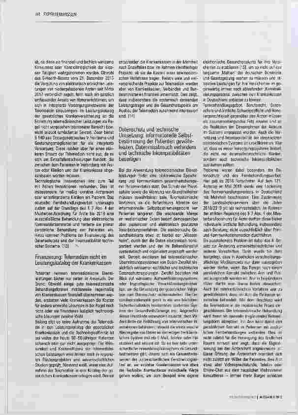 Vorschauseite 4: E-Health, Gesundheitstelematik und Telemedizin prägen das Gesundheitssystem