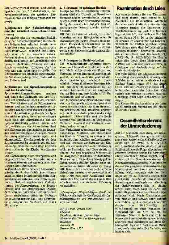 Vorschauseite 2: Möglichkeiten und Methoden der Früherkennung kindlicher Hörstörungen