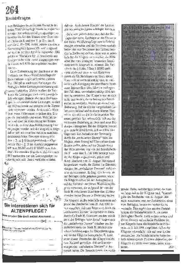 Vorschauseite 3: Hilfe zur Weiterführung des Haushalts auf Dauer?