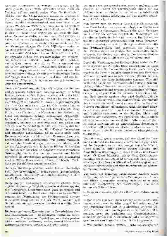 Vorschauseite 2: Die gesellschaftliche Stellung des alten Menschen in unserer Zeit