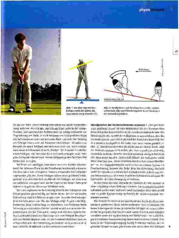 Vorschauseite 2: Gesundes Golfen