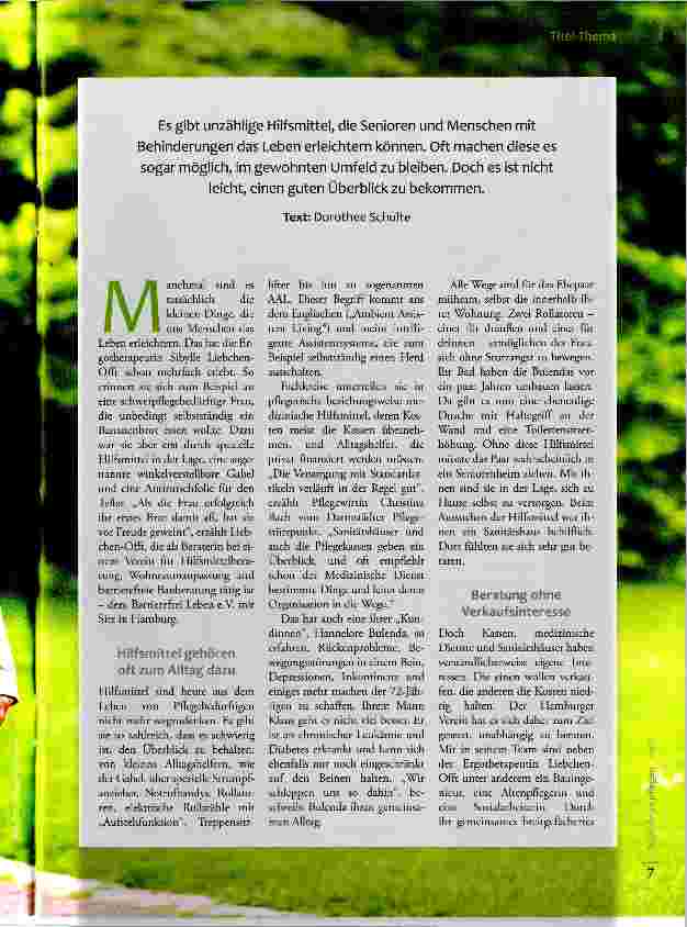 Vorschauseite 2: Selbstbestimmt und mobil bleiben