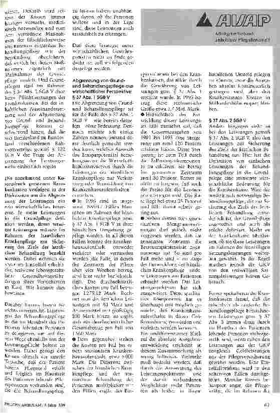 Vorschauseite 2: Abgrenzung von Grundund Behandlungspflege aus sozialrechtlicher und ökonomischer Perspektive