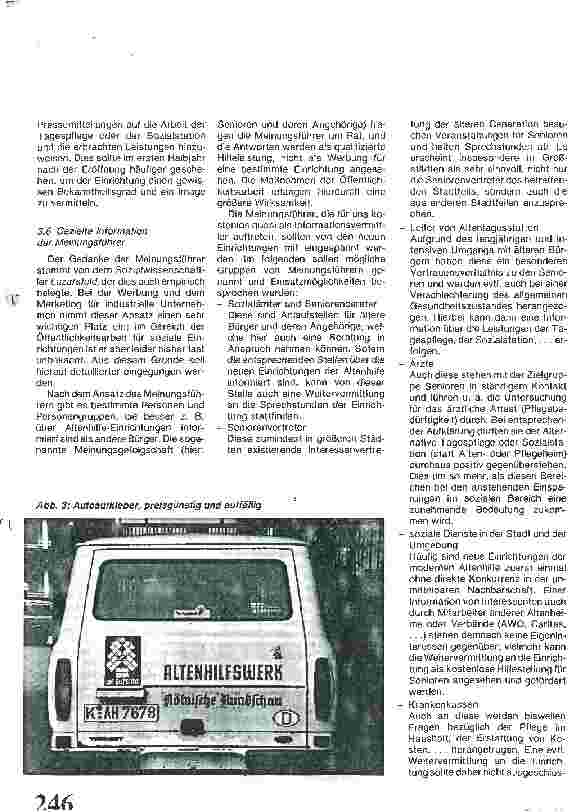 Vorschauseite 3: Auch Einrichtungen der Altenhilfe brauchen Werbung
