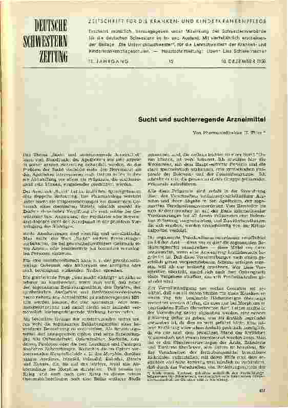 Vorschauseite 1: Sucht und suchterregende Arzneimittel