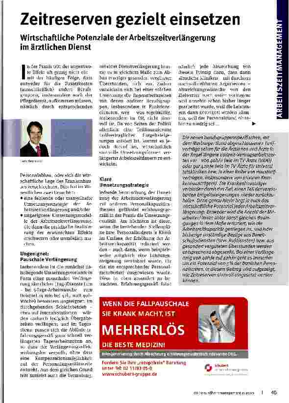 Vorschauseite 1: Zeitreserven gezielt einsetzen