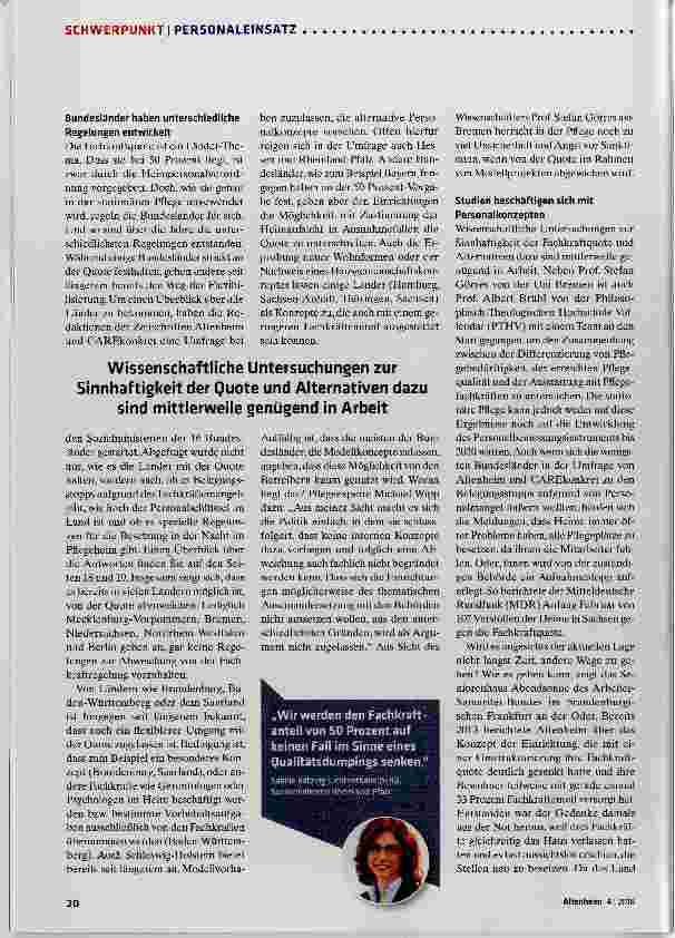 Vorschauseite 5: Eine Frage der Quote