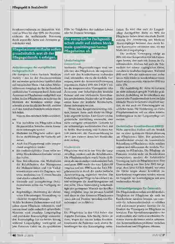 Vorschauseite 2: Die ärztliche Betreuung in Alten und Pflegeheimen