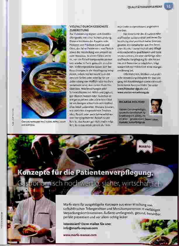 Vorschauseite 2: Genießen trotz schlechter Kaumuskulatur