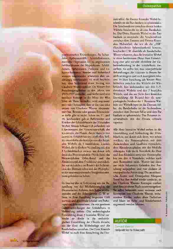 Vorschauseite 2: Die kraniale Osteopathie nach Charlotte Weaver