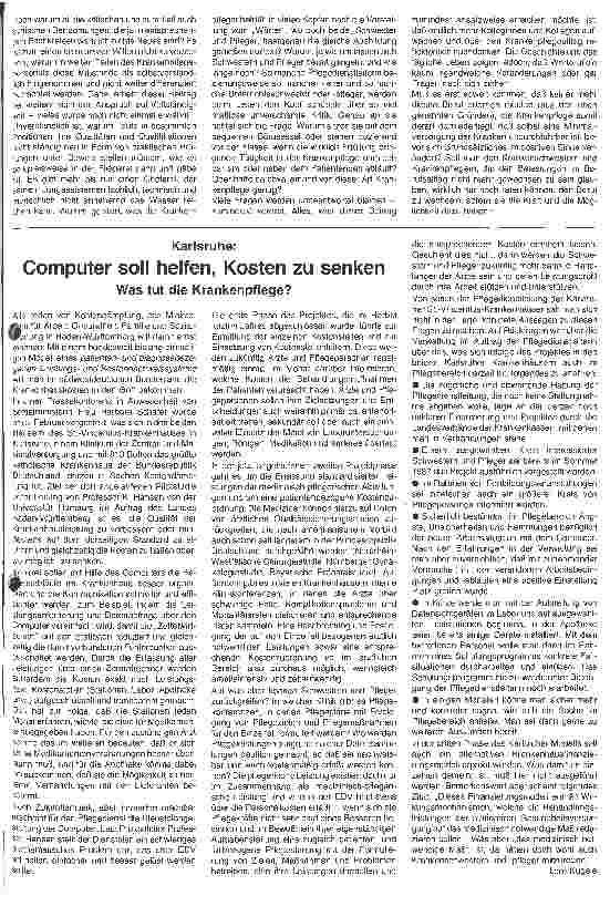 Vorschauseite 2: Wer oder was sind eigentlich Schwestern und Pfleger Eine etwas zynische Berufsbetrachtung