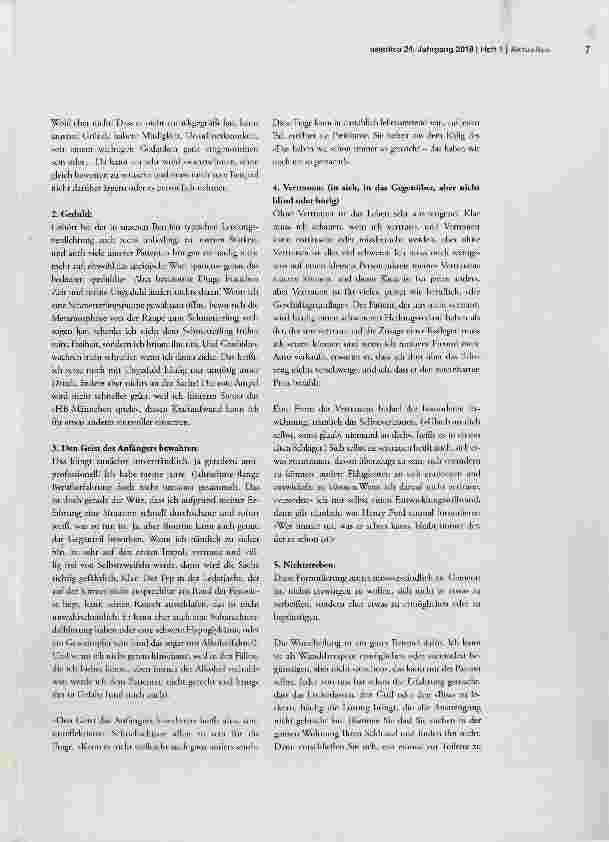 Vorschauseite 3: Mentale Selbsthygiene - Modeerscheinung oder unverzichtbarer Baustein guter Hygienepraxis?